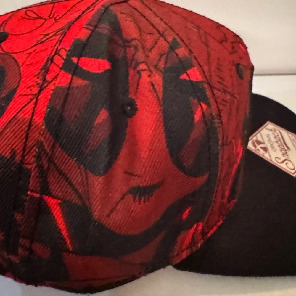 Marvel Deadpool Red Tonal Snapback Hat